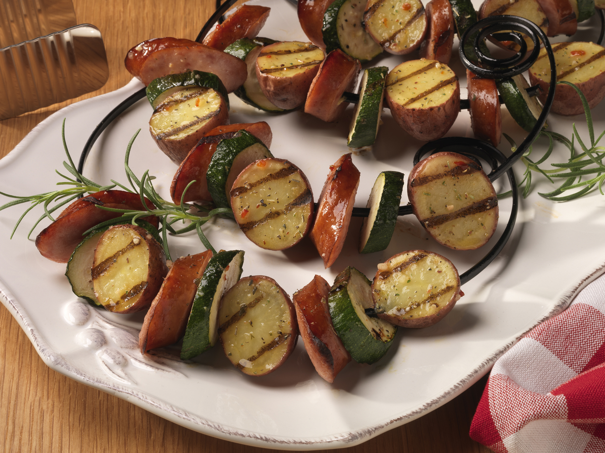 Skewered Grilled Potatoes