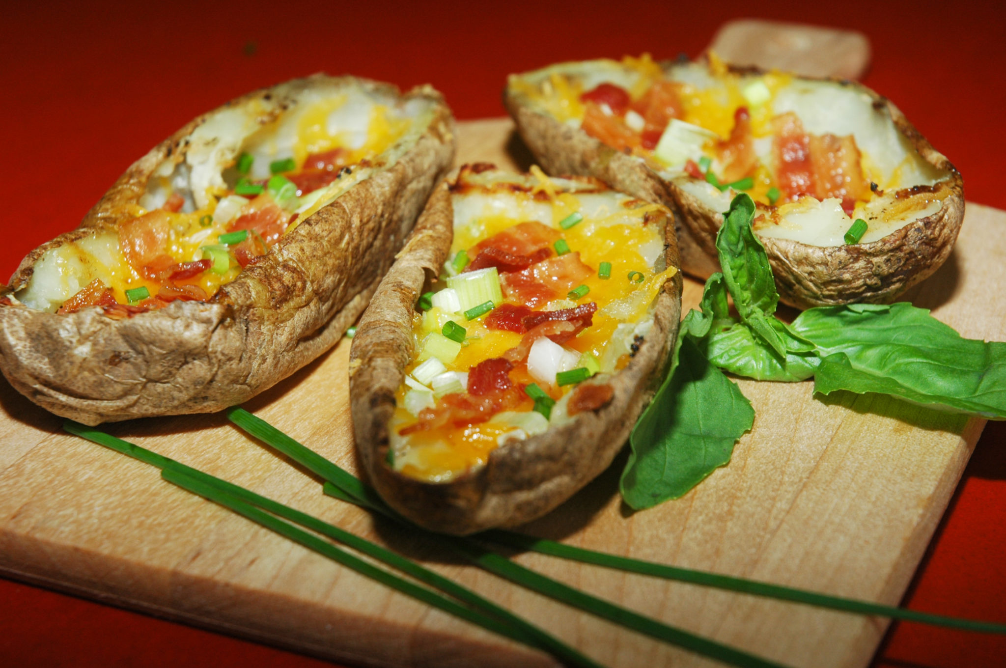 » Potato Skins on the BarBQue