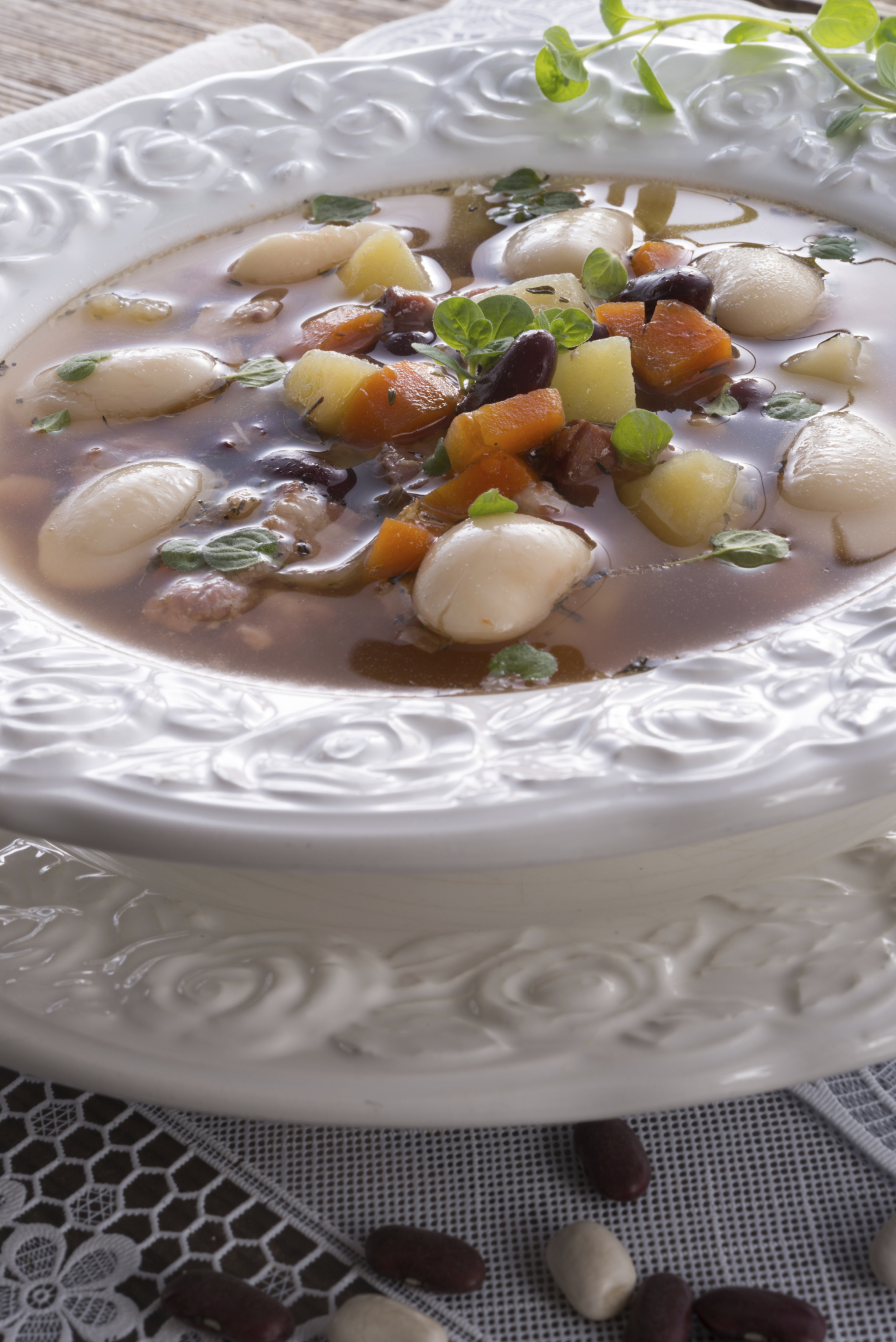Tuscany soup with Wisconsin potatoes