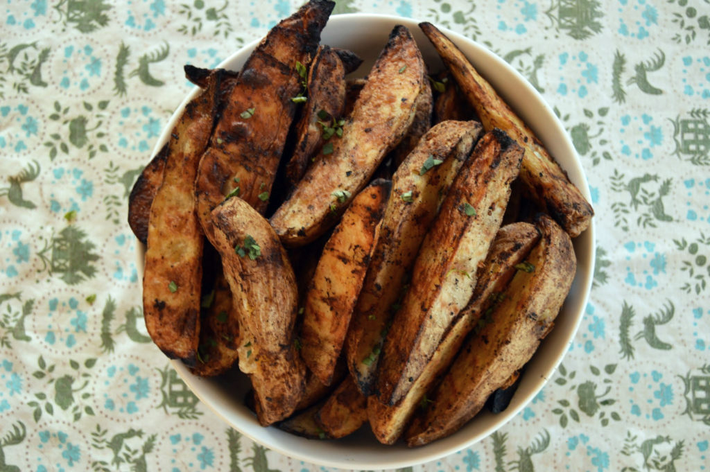 grilled-potato-wedges