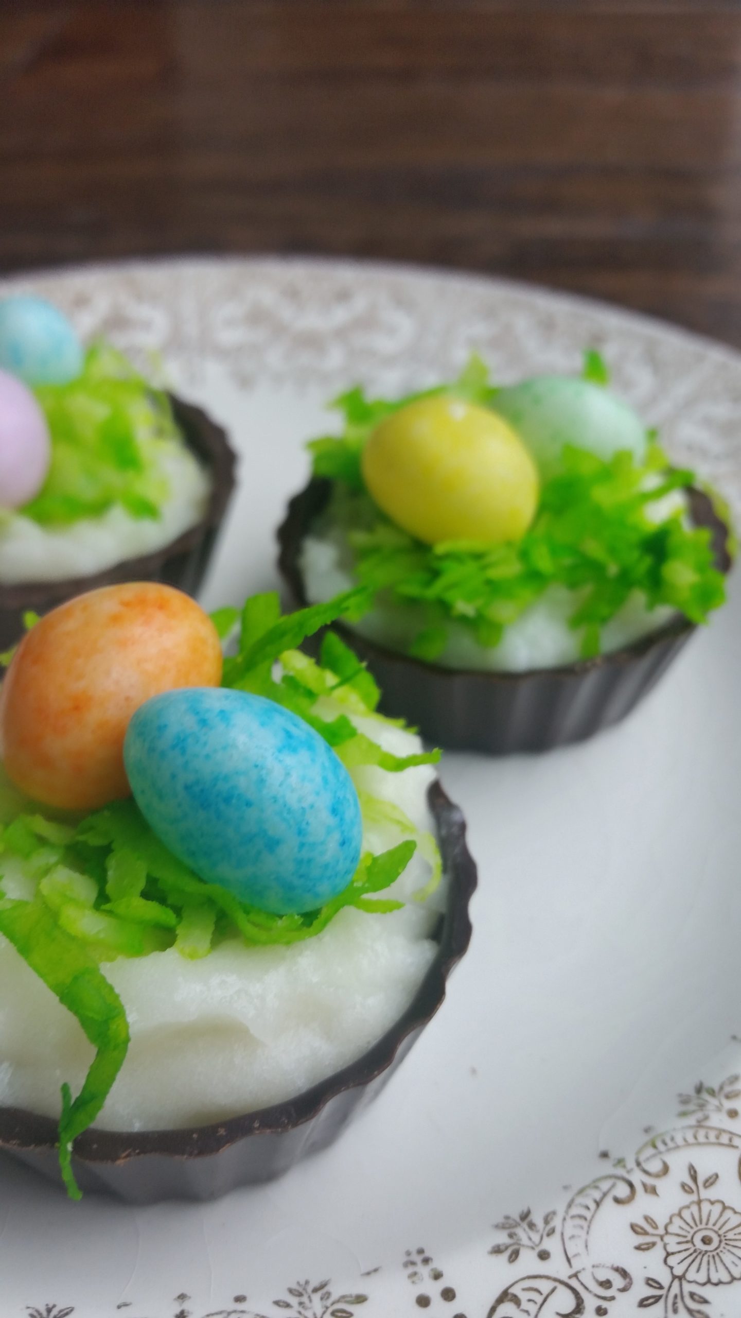 Potato Candy Easter Nests