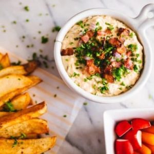 Loaded Baked Potato Dip with Chives