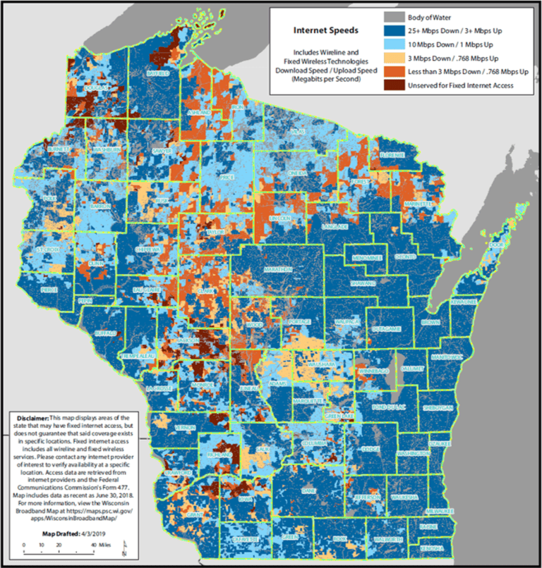 » Wisconsin Has Goal of Broadband for all by 2025
