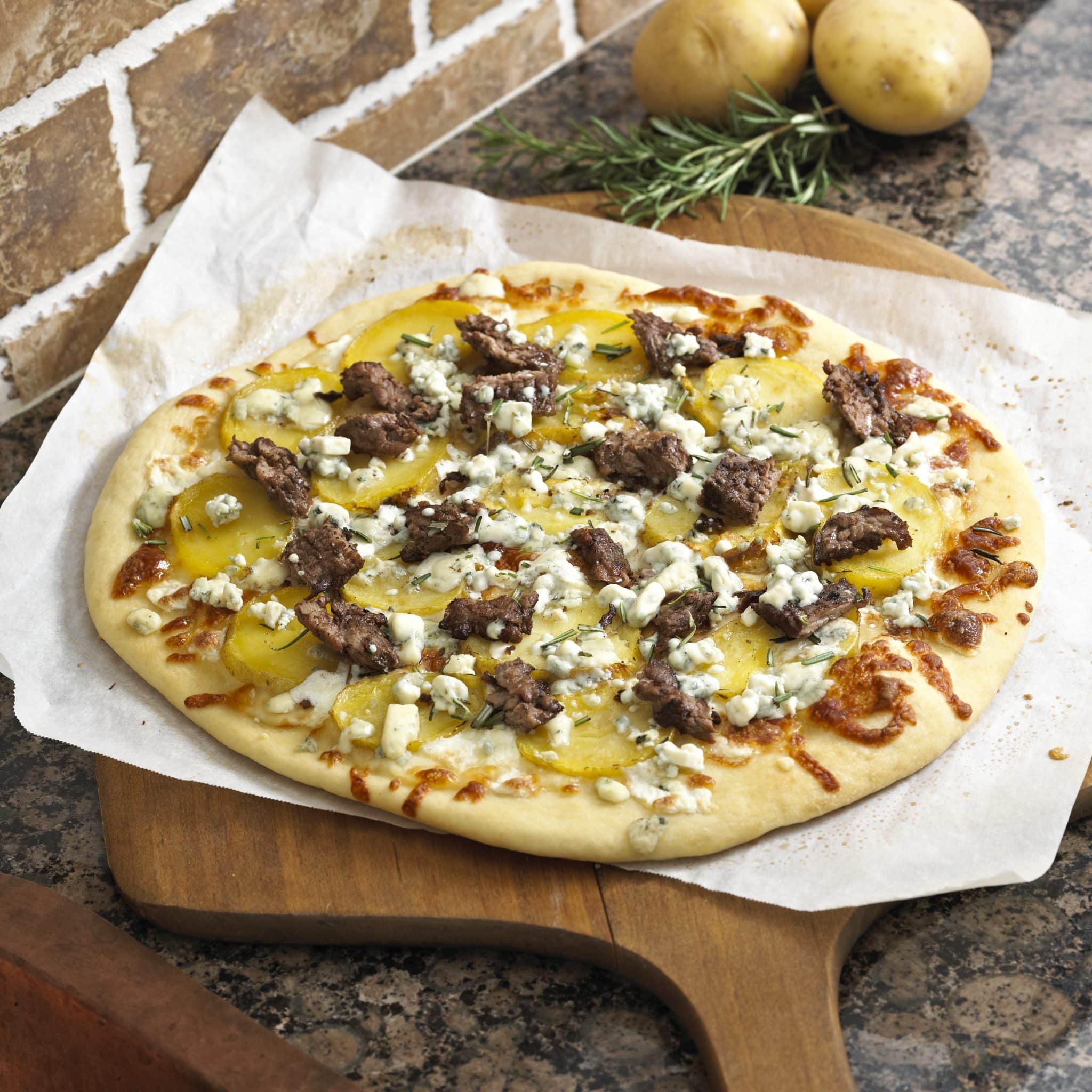 » Steak and Potato Pizza