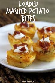 Loaded Mashed Potato Appetizer Bites