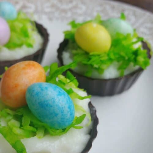 Potato Candy Easter Nests