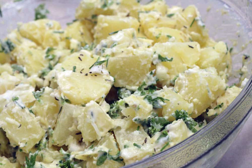 Blue Potato Salad