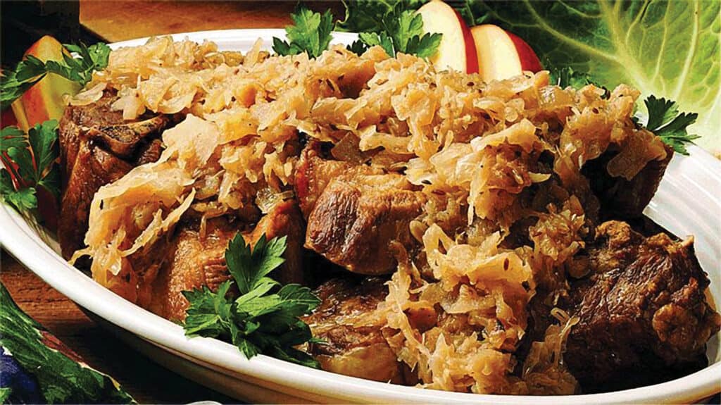 Sauerkraut Pork Ribs