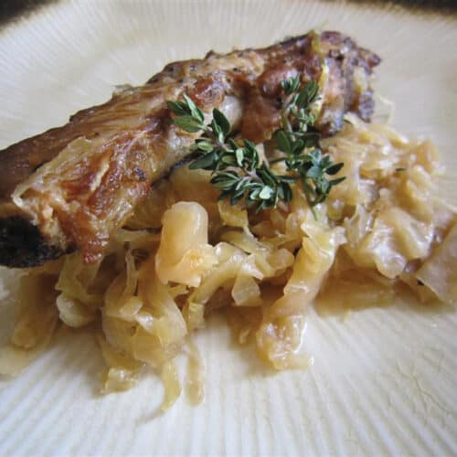 Sparerib and Sauerkraut Supper