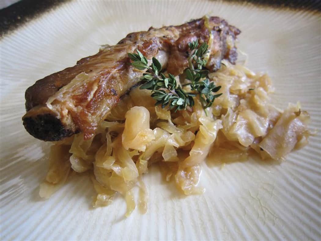 Sparerib and Sauerkraut Supper