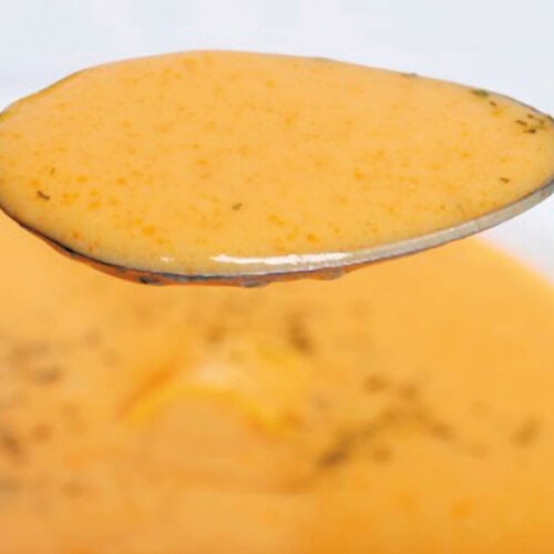 Velvet Potato Cheddar Soup