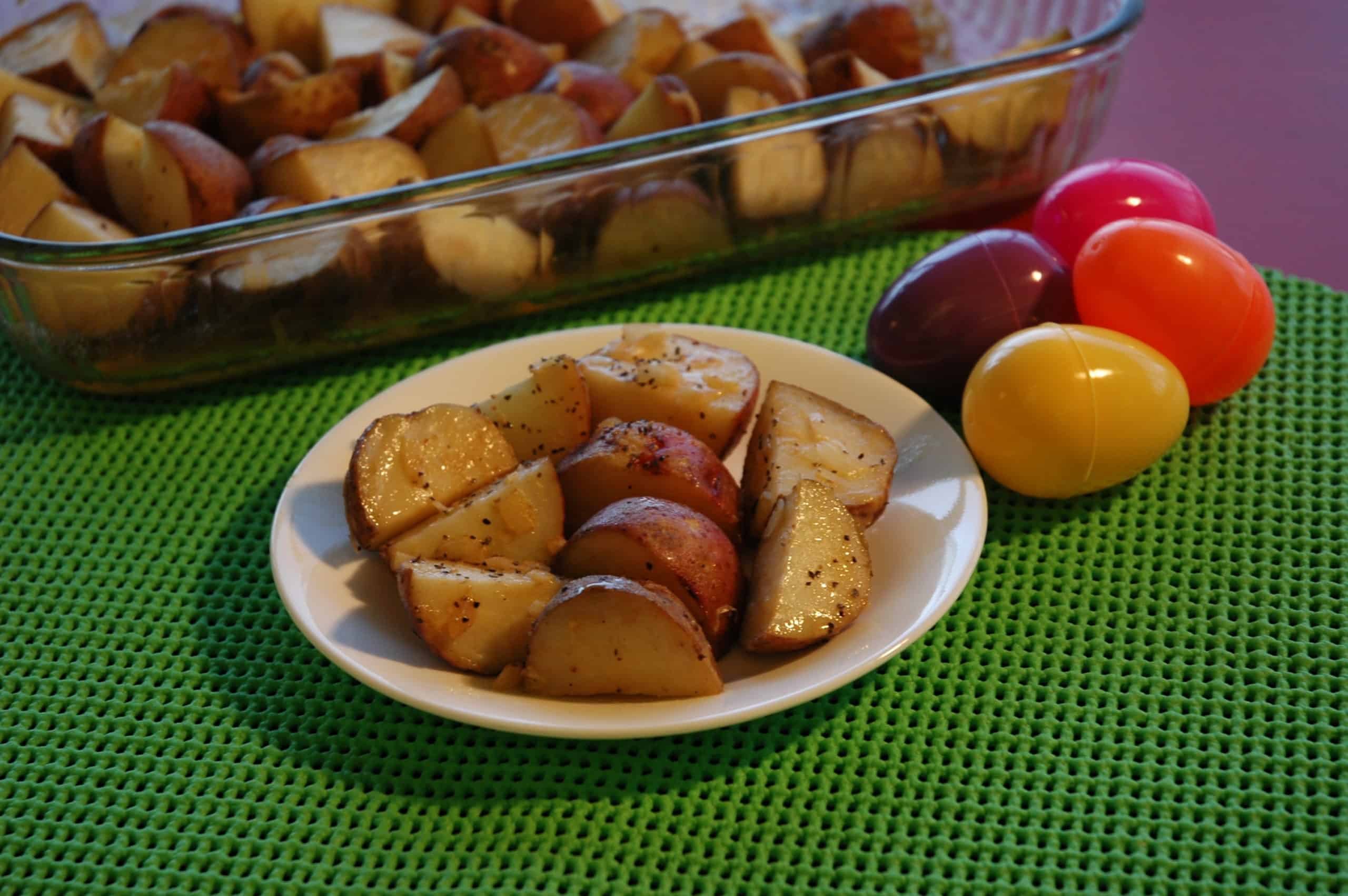 Honey Roasted Easter Red Potatoes