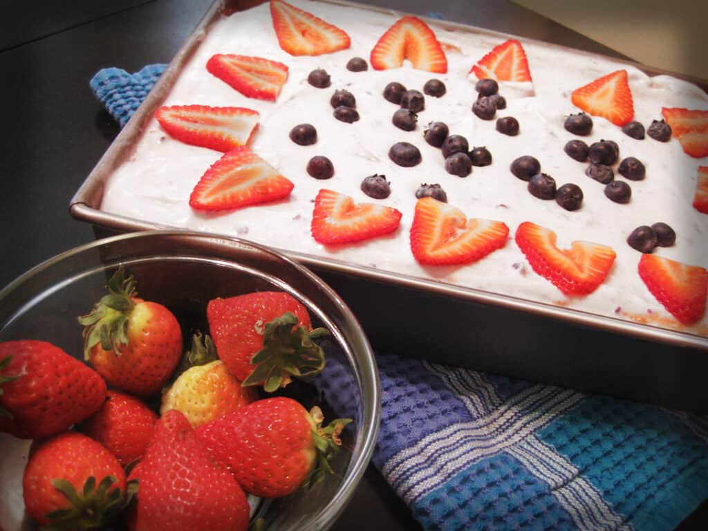 Patriotic Picnic Cake