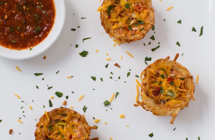 performance hash brown and egg nests