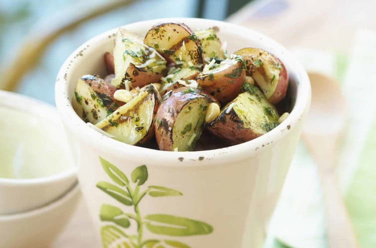 grilled pesto potato salad