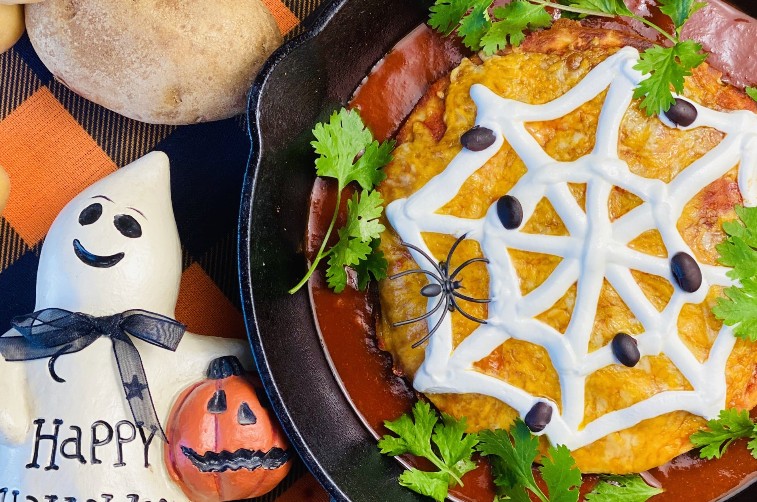 frankenstein's triple layer quesadilla