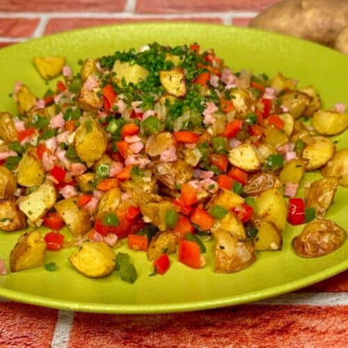 WHO Hash made with potatoes