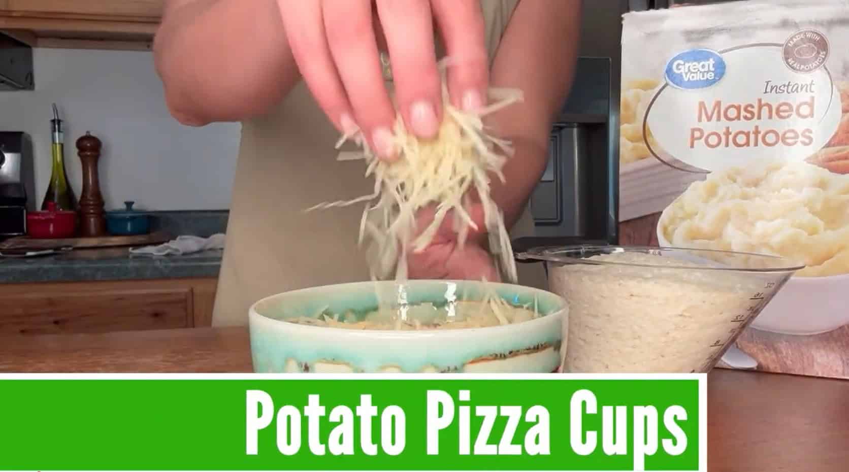 Potato Pizza Cups