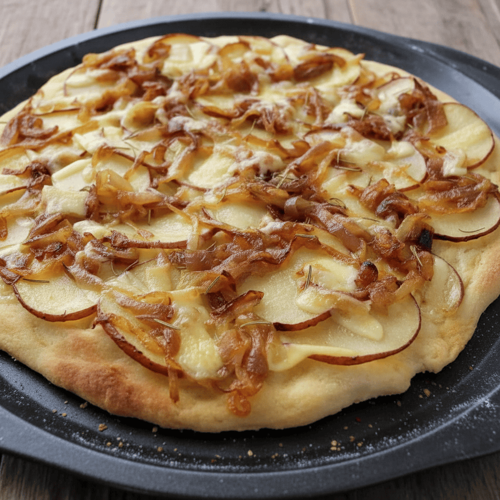 Potato and Caramelized Onion Pizza Potato and Caramelized Onion Pizza