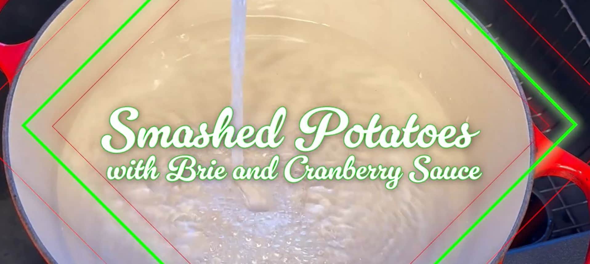 Thumbnail image for smashed potatoes with brie and cranberry sauce